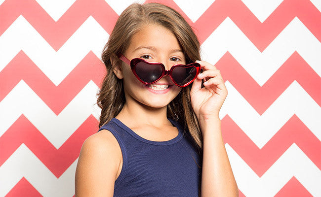 Savage Red & White Chevron Printed Background Paper
