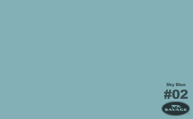 Savage Sky Blue Seamless Paper