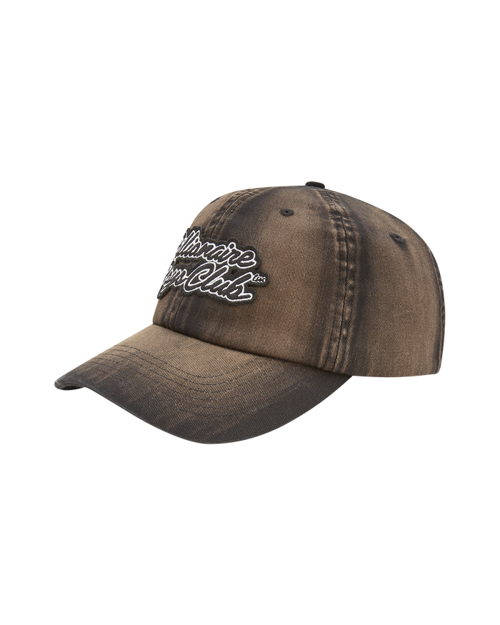 Script Spray Fade Dad Cap