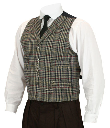 Seafield Vest - Glen Plaid