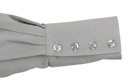 Selma Ruffle Blouse - Gray