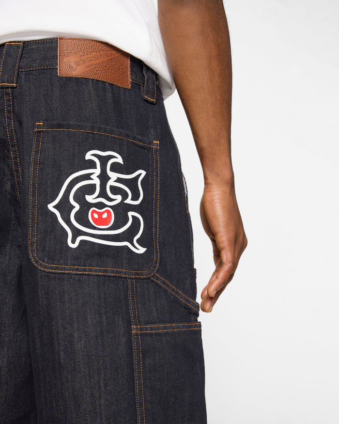 Selvedge Running Dog Denim Carpenter Short