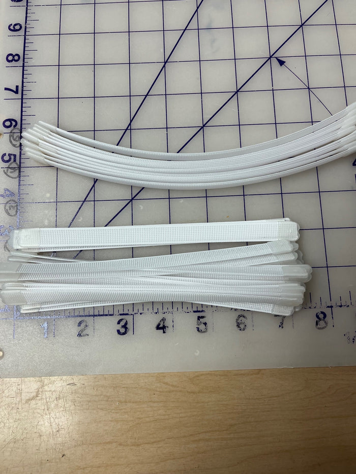 Sewing BONING for bodice support, Sew in, with plastic end caps