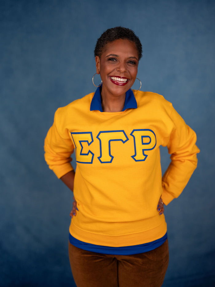 SGRho Basic Applique Crewneck