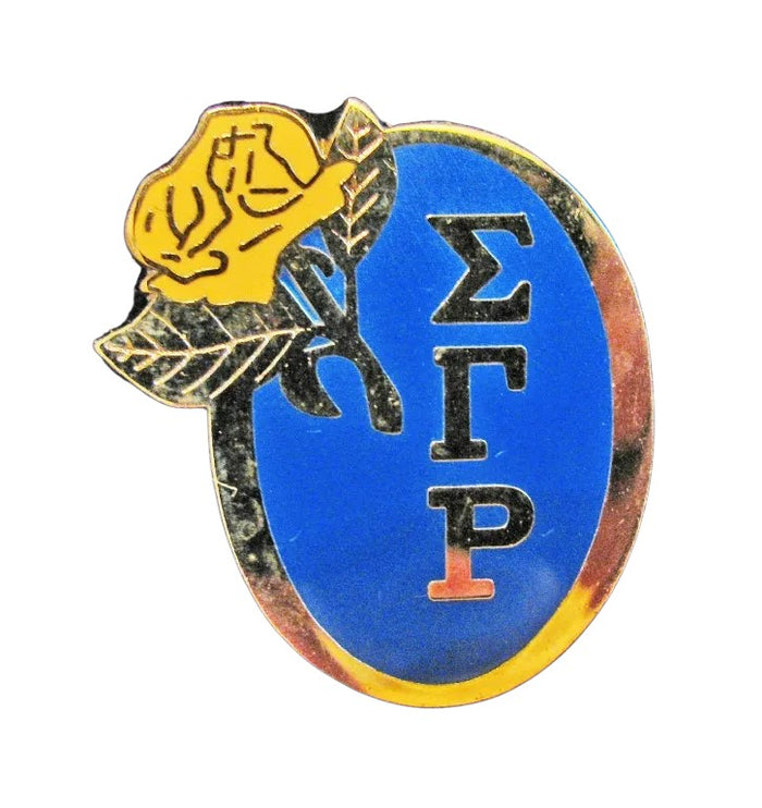 SGRho Flower Lapel Pin