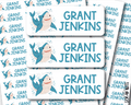 Shark Name Labels . Personalized Belonging Labels - Scrap Bits