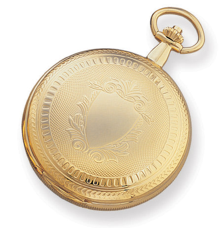 Shield Premium Mechanical Pocket Watch - Gold