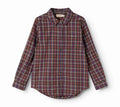 shirt l/s plaid - chocolate check