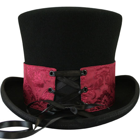 Reversible Hat Spat (Short) - Black Cherry/Emerald Isle