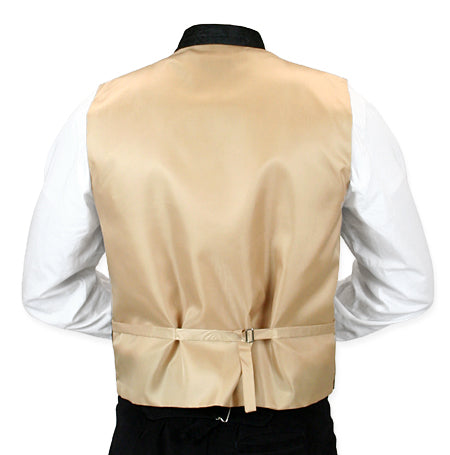 Showman Vest and 2 Ties Set - Gold