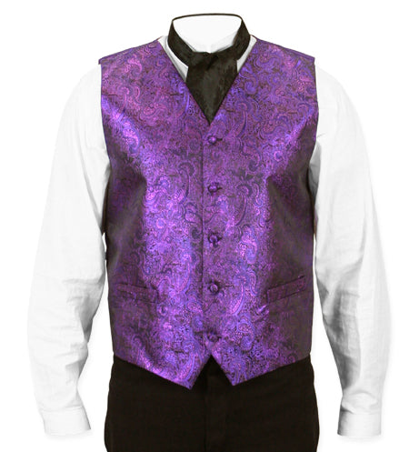Showman Vest and 2 Ties Set - Purple