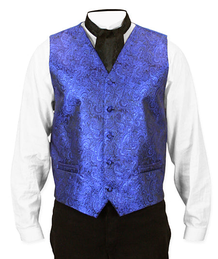 Showman Vest and 2 Ties Set - Royal