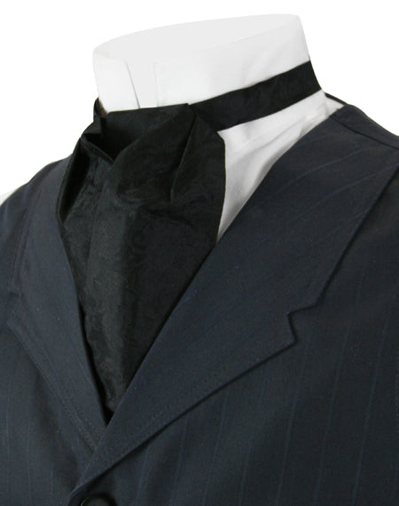 Silk Puff Tie - Black