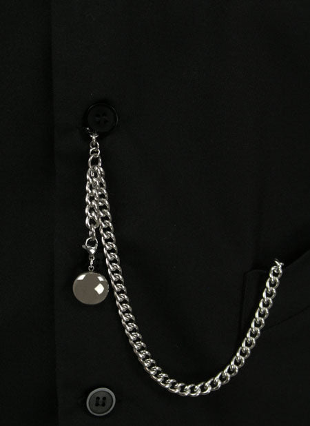 Albert Pocket Watch Chain - Silver