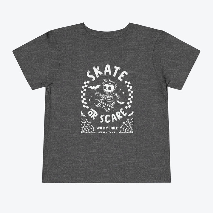 Skate or Scare Halloween Toddler Tee