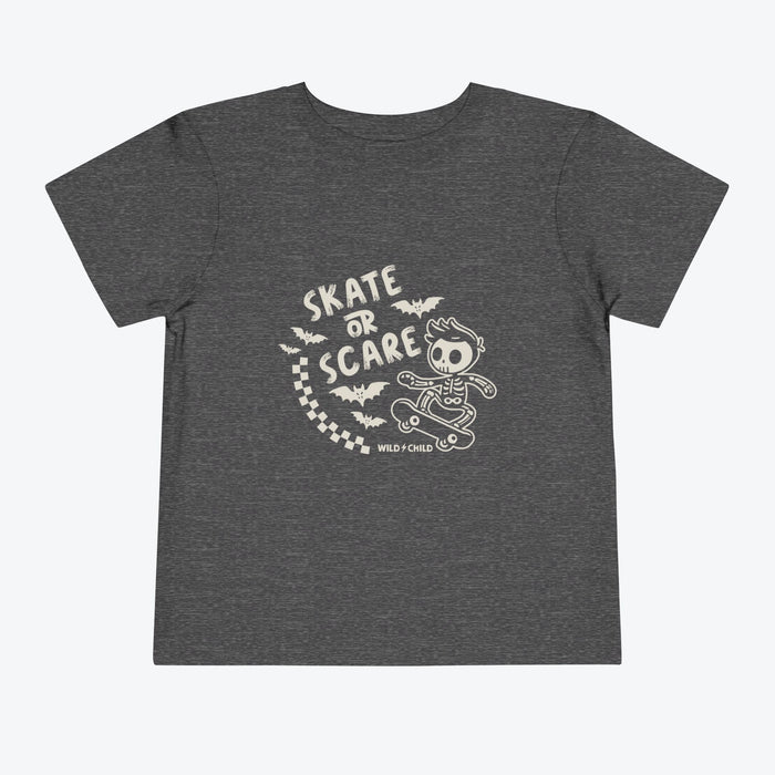 Skate or Scare Halloween Toddler Tee