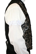 Satin Sleeve Garters - White Yukon (One Pair)