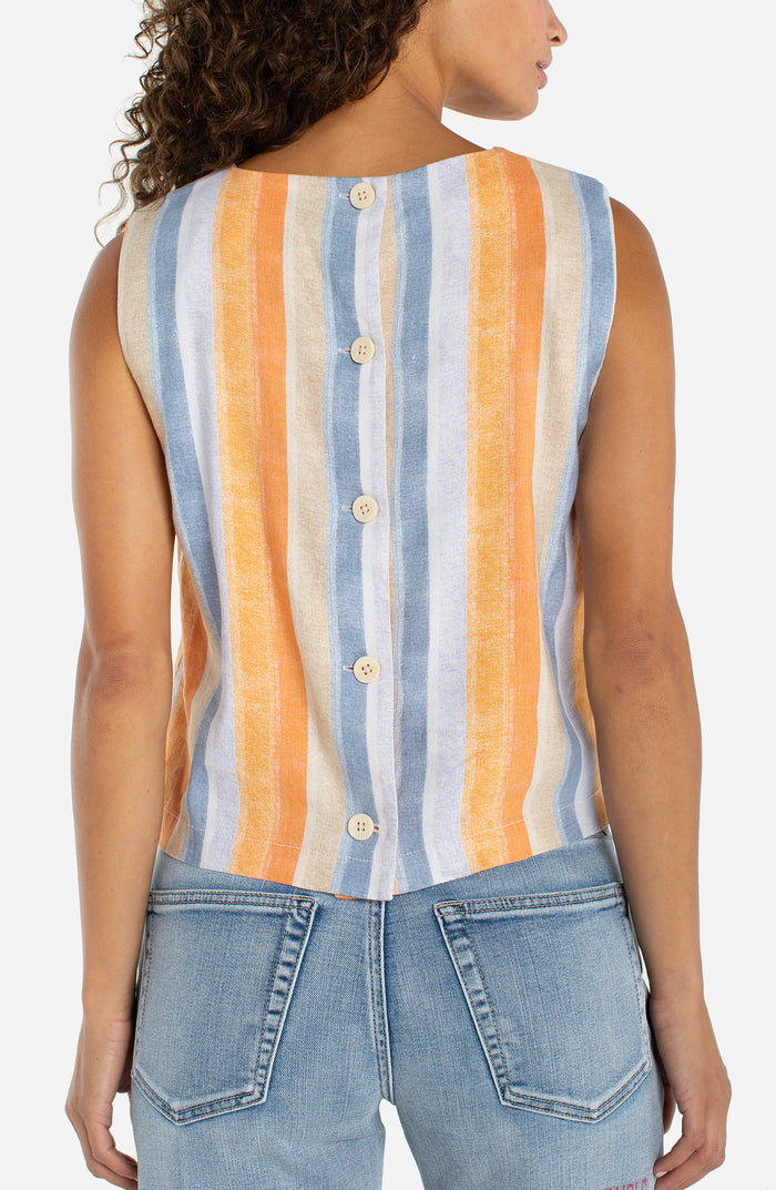 Sleeveless Shell Top
