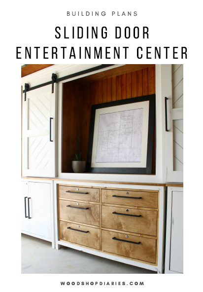 Sliding Door Entertainment Center