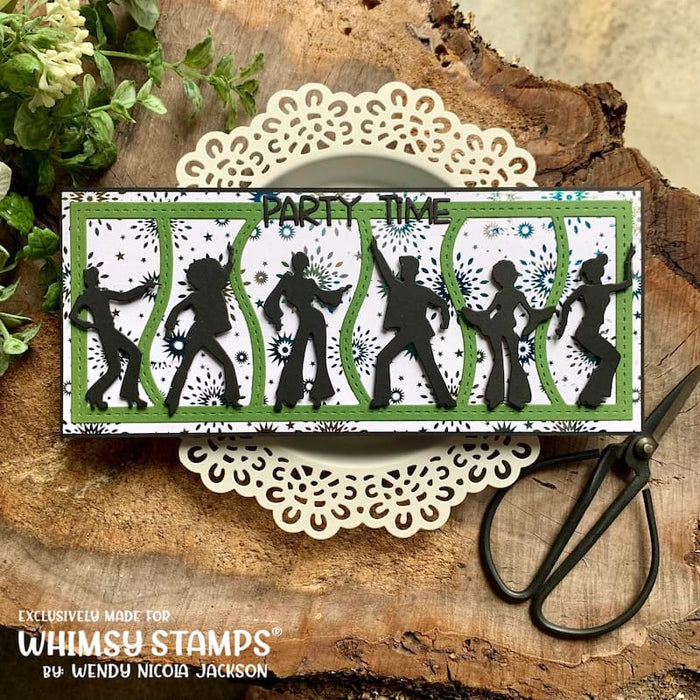 Toner Card Front Pack - Slimline Celebrations 1 - Whimsy Stamps