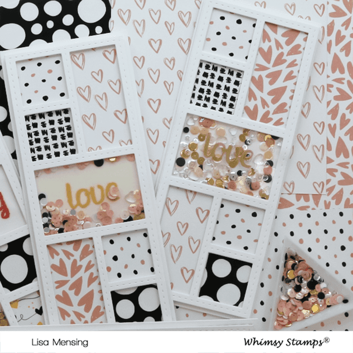 Slimline Windows Die - Whimsy Stamps
