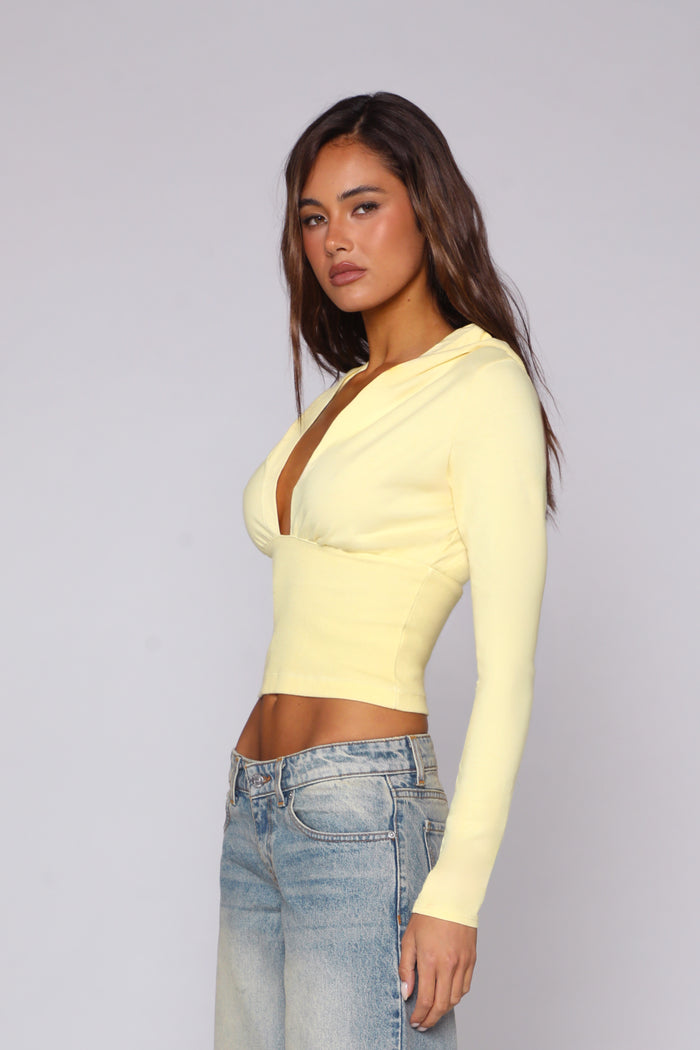 SLOAN LONG SLEEVE / YELLOW