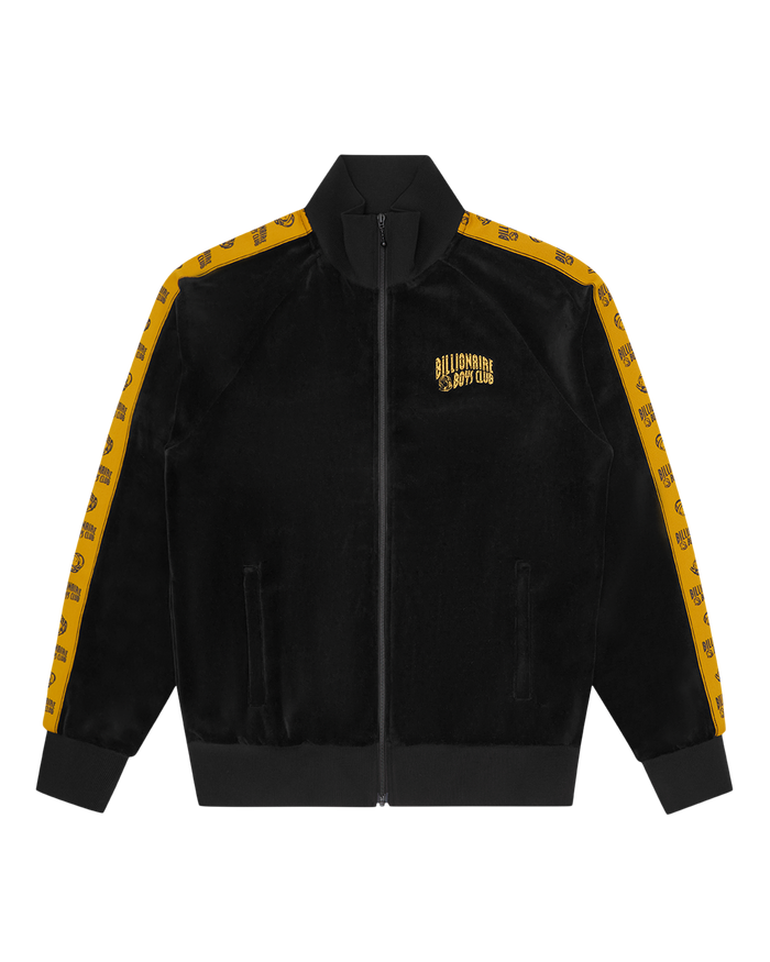 Small Arch Logo Taped Velour Track Top