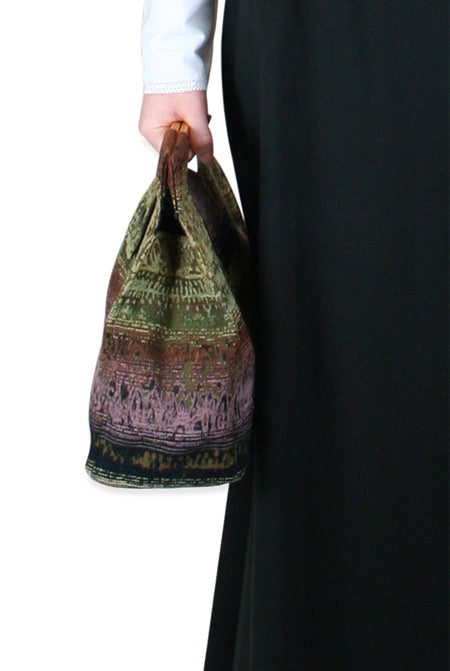 Small Carpetbag - Rust Stripe