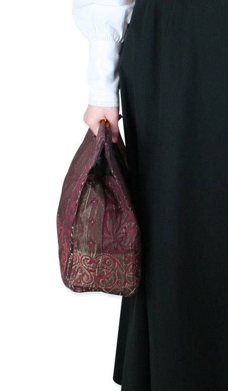 Small Carpetbag - Wine Paisley