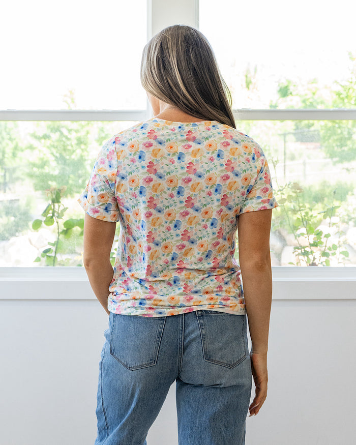 Sophie V Neck Top - Petal Gardens SALE Michelle Mae