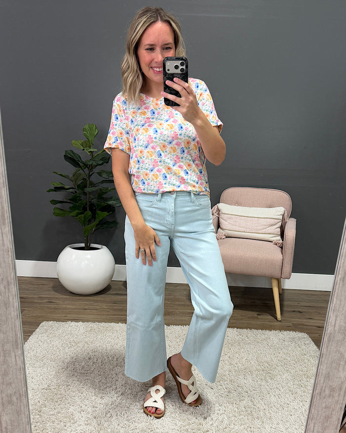 Sophie V Neck Top - Petal Gardens SALE Michelle Mae