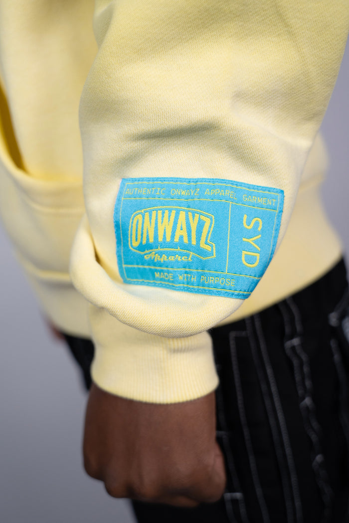 Star Zip Hoodie - Yellow