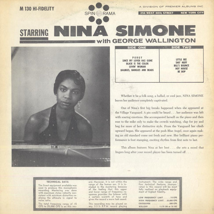 Starring Nina Simone With George Wallington