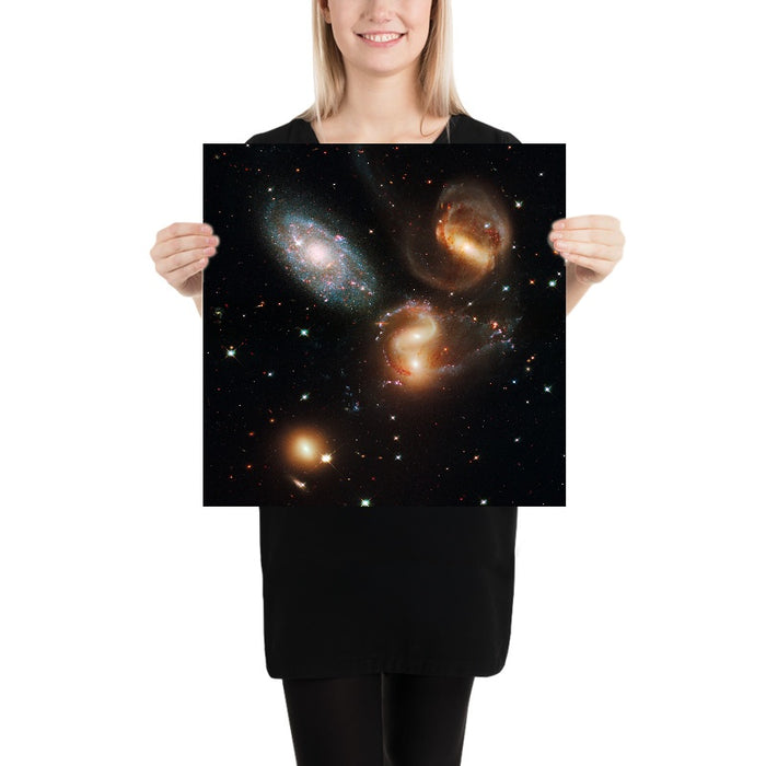 Stephan’s Quintet (Hickson Compact Group 92) – Hubble Space Telescope Image