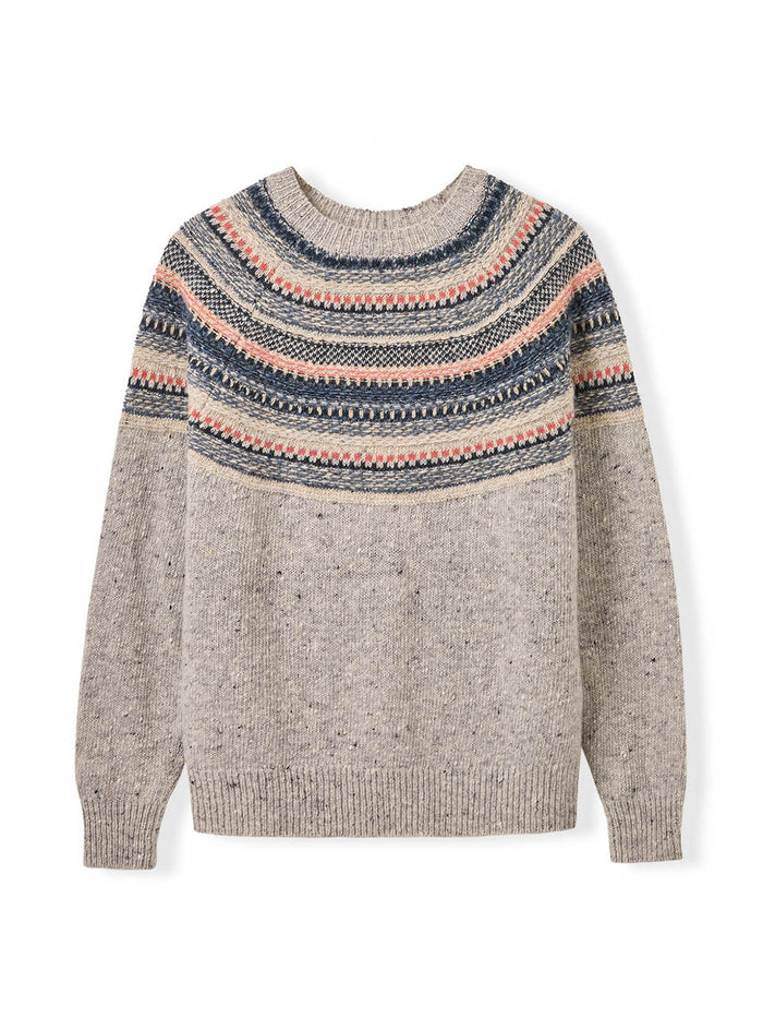 Stitchy Stripe Yoke Jumper