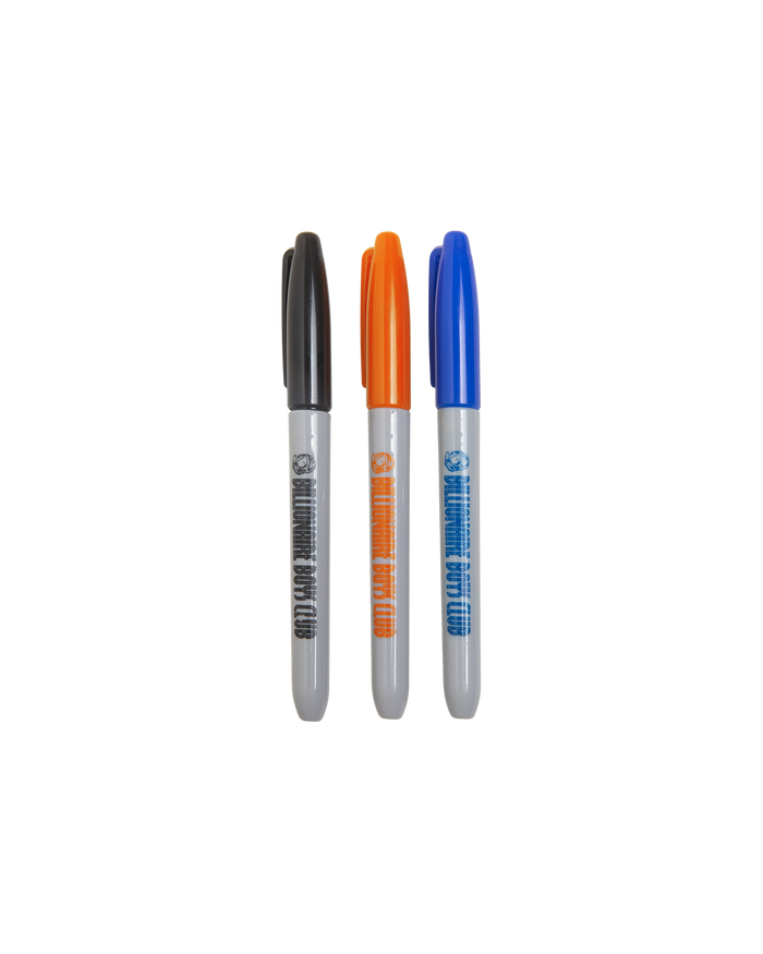 Straight Logo Sharpie 3-Pack