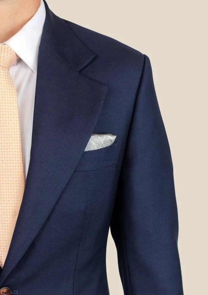 Midnight Blue Mohair Jacket - SARTORO