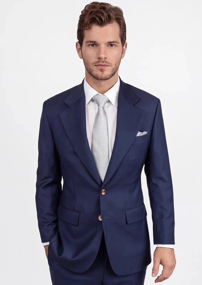 Stratos Blue Mohair Suit - SARTORO