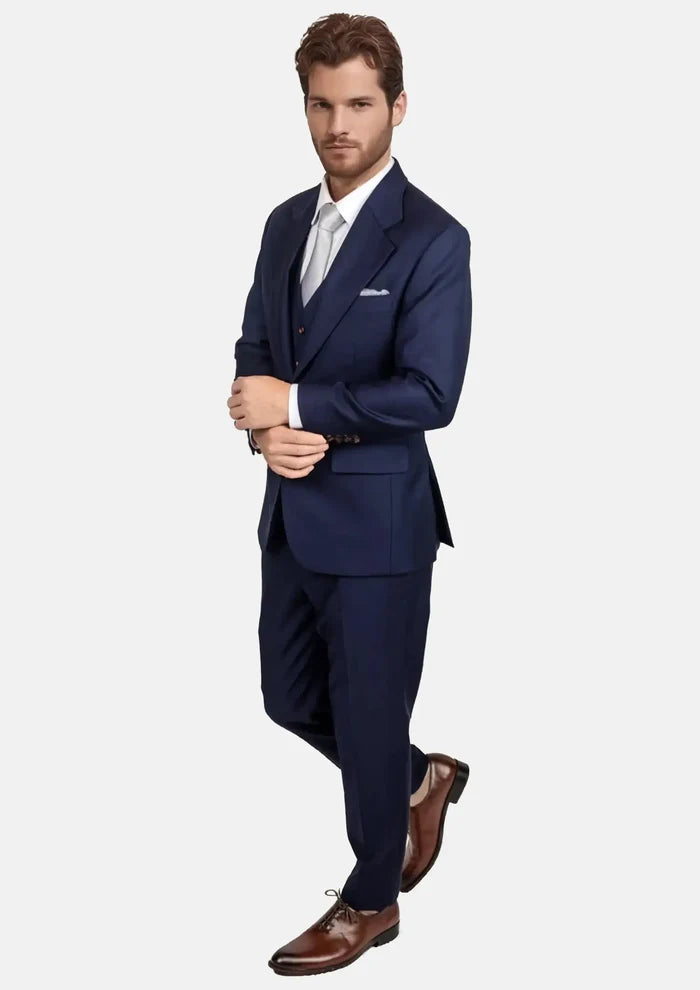 Stratos Blue Mohair Suit