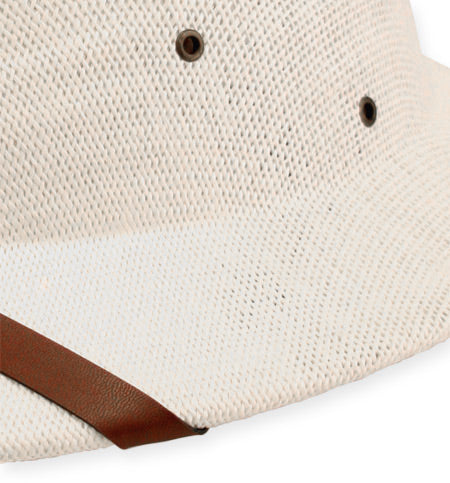 Straw Safari Helmet - White