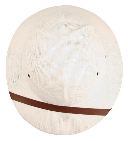 Straw Safari Helmet - White