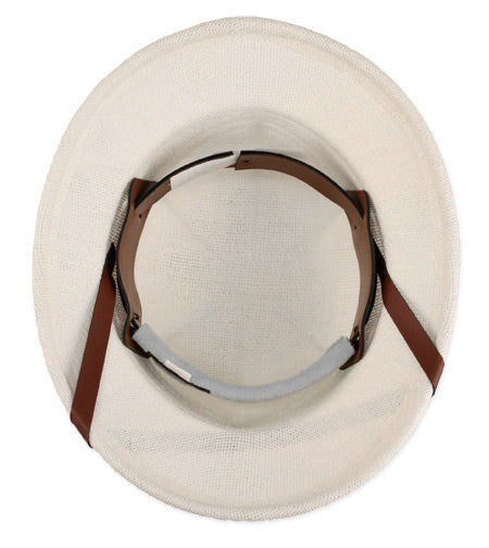 Straw Safari Helmet - White