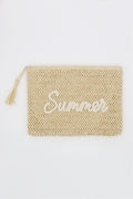 Straw Summer Pouch