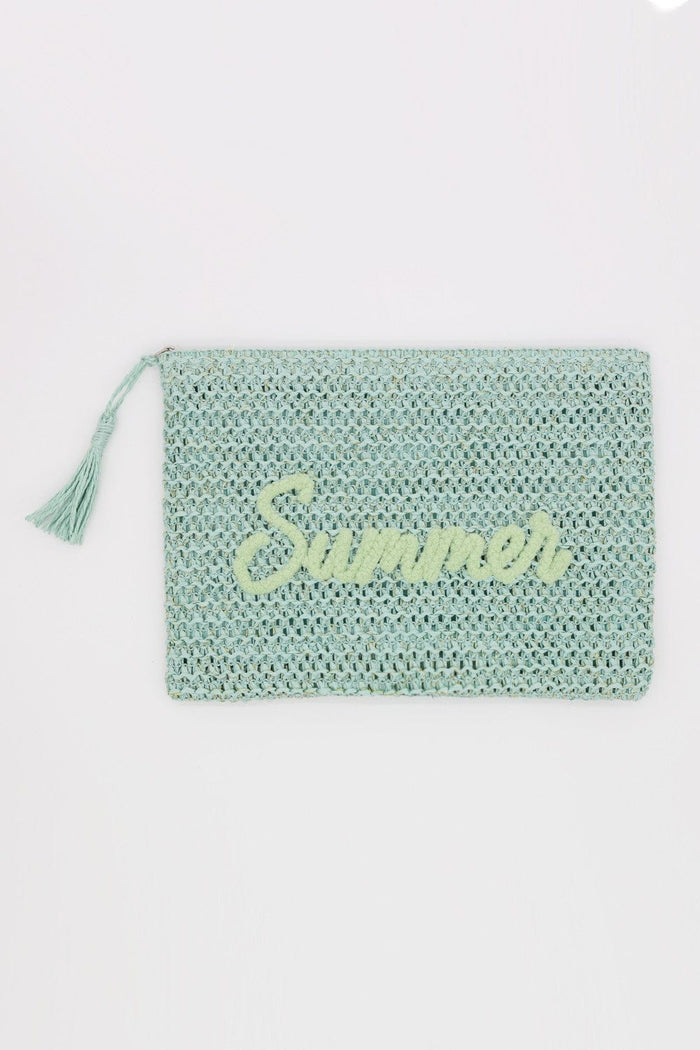 Straw Summer Pouch