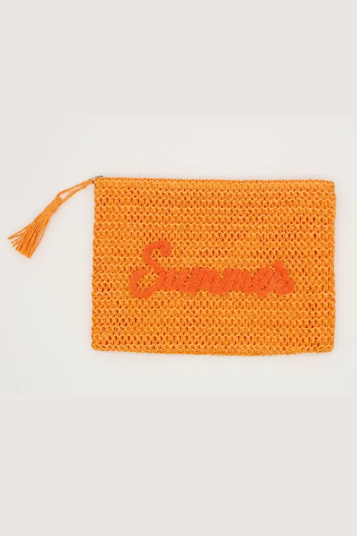 Straw Summer Pouch