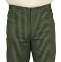Sullivan Striped Trousers - Green/White