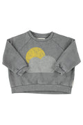 Sweatshirt Grey with Sun & Cloud Print