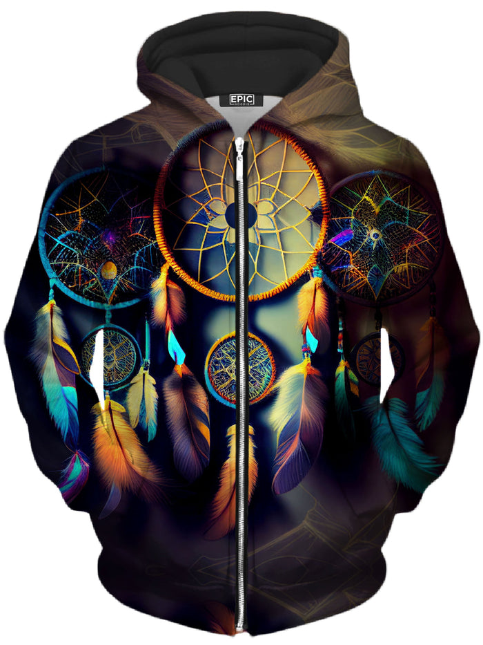 Sweet Dreams Unisex Zip-Up Hoodie iEDM Epic Hoodie