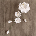 White Gumpaste Sweet Pea Filler sugarflower cake decorations perfect for cake decorating fondant cakes and cupcakes.  Wholesale sugarflowers. Caljava