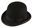 Tall Derby - Black Wool